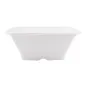 BOLS CARRÉS BIONIC 950 ML 18x18x7 CM BLANC BAGASSE (400 UNITÉ) BOLS CARRÉS