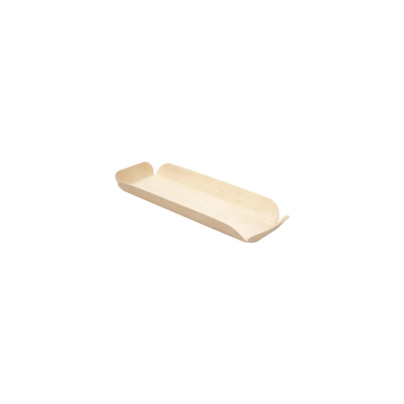 BARQUETTES RECTANGULAIRES WOOD  22x8x2 CM NATUREL BOIS (50 UNITÉ)