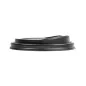 COUVERCLES POUR GOBELETS 300/360 ML 'BIODEGRADABLE' NOIR CPLA (1000 UNITÉ) COUVERCLES POUR GOBELETS 300/360 ML