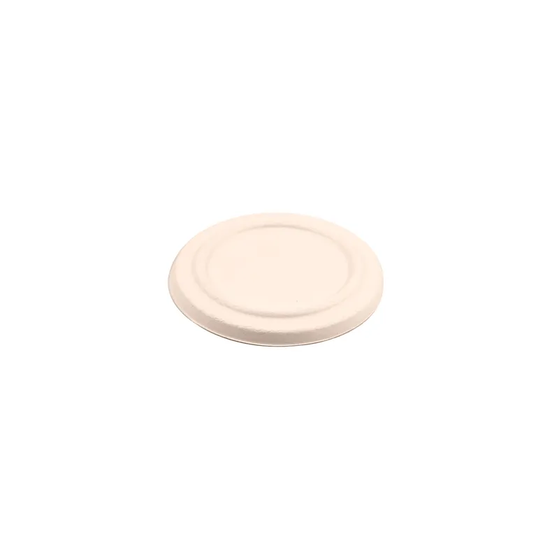 COUVERCLE POUR CODE 228.87 BIONIC  Ø 12x1,2 CM NATUREL BAGASSE (500 UNITÉ)