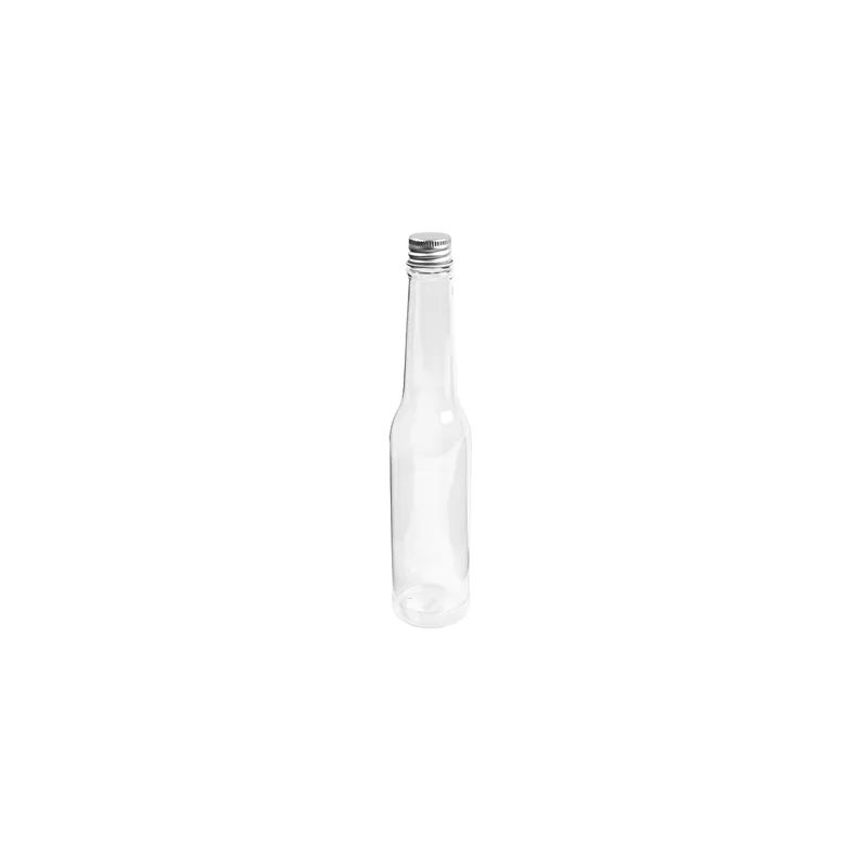 FLACONS AVEC BOUCHON EN ALUMINIUM  180 ML Ø4,3x20,5 CM TRANSPARENT PET (210 UNITÉ)
