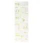 SACS BAGUETTTE GARNI 'GREEN PAROLE' 32 G/M2 12+4x35 CM BLANC PARCH.INGRAISSABLE (500 UNITÉ) SACS BAGUETTTE GARNI