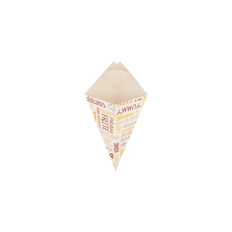CORNETS AVEC LANGUETTES THEPACK 'PAROLE' 250 G 16,5x27 CM BLANC CARTON NANO-MICRO (1200 UNITÉ) CORNETS AVEC LANGUETTES THEPACK 'PAROLE' 250 G 16,5x27 CM BLANC CARTON NANO-MICRO (1200 UNITÉ)