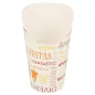 GOBELETS À FRITES OUVERT 'PAROLE' 16 OZ - 480 ML 220 + 18PE G/M2 Ø8,5x13,5 CM BLANC CARTON (50 UNITÉ) GOBELETS À FRITES OUVERT