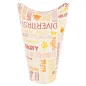 GOBELETS À FRITES AVEC FERMETURE 'PAROLE' 22 OZ - 660 ML 220 + 18PE G/M2 8,5x18 CM BLANC CARTON (50 UNITÉ) GOBELETS À FRITES AVEC FERMETURE