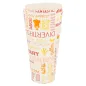 GOBELETS À FRITES AVEC FERMETURE 'PAROLE' 22 OZ - 660 ML 220 + 18PE G/M2 8,5x18 CM BLANC CARTON (50 UNITÉ) GOBELETS À FRITES AVEC FERMETURE