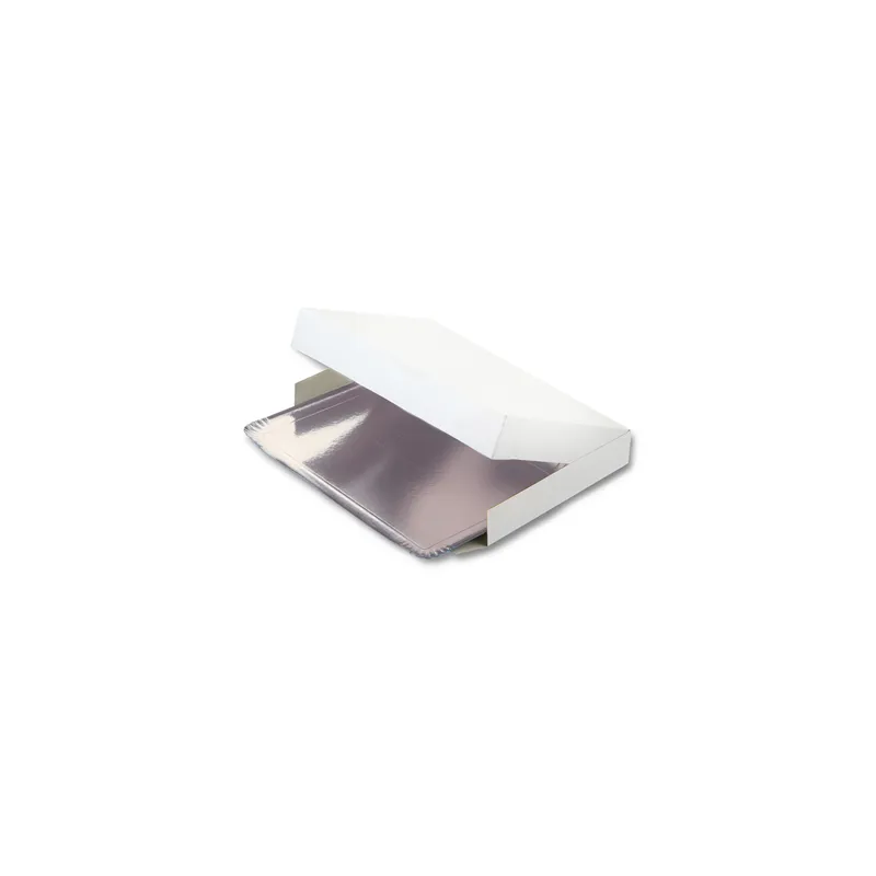 BOÎTES CATERING AUTOMONTABLE  275 G/M2 19x28 CM BLANC CARTON (100 UNITÉ)
