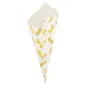 SACHETS EN POINTE 'CHIPS' 250 G 70 G/M2 29,5x21 CM BLANC PARCH.INGRAISSABLE (2000 UNITÉ) SACHETS EN POINTE