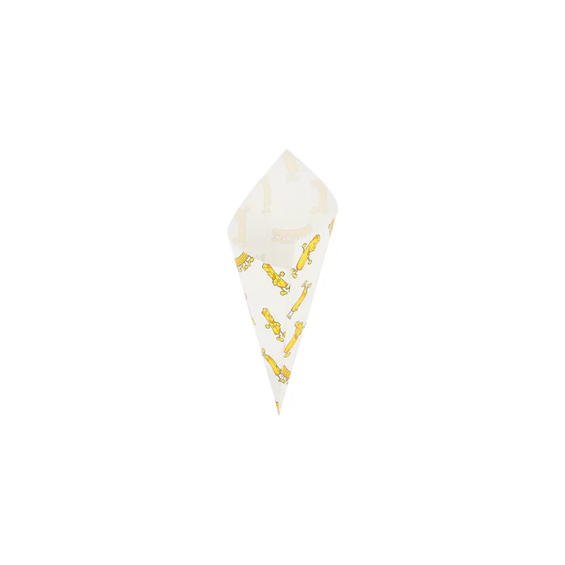 SACHETS EN POINTE 'CHIPS' 70 G 70 G/M2 20x14 CM BLANC PARCH.INGRAISSABLE (2000 UNITÉ) SACHETS EN POINTE 'CHIPS' 70 G 70 G/M2 20x14 CM BLANC PARCH.INGRAISSABLE (2000 UNITÉ)