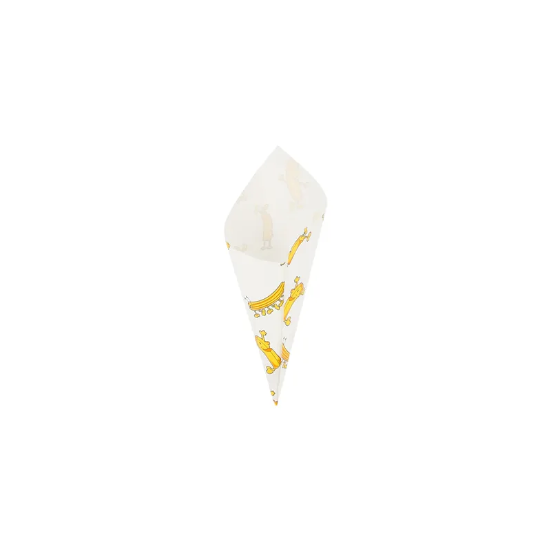 SACHETS EN POINTE 'CHIPS' 40 G 70 G/M2 16x11,5 CM BLANC PARCH.INGRAISSABLE (2000 UNITÉ) SACHETS EN POINTE 'CHIPS' 40 G 70 G/M2 16x11,5 CM BLANC PARCH.INGRAISSABLE (2000 UNITÉ)