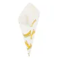 SACHETS EN POINTE 'CHIPS' 40 G 70 G/M2 16x11,5 CM BLANC PARCH.INGRAISSABLE (2000 UNITÉ) SACHETS EN POINTE