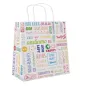 SACS SOS AVEC ANSES 'PAROLE' 80 G/M2 26+14x32 CM BLANC CELLULOSE (250 UNITÉ) SACS SOS AVEC ANSES