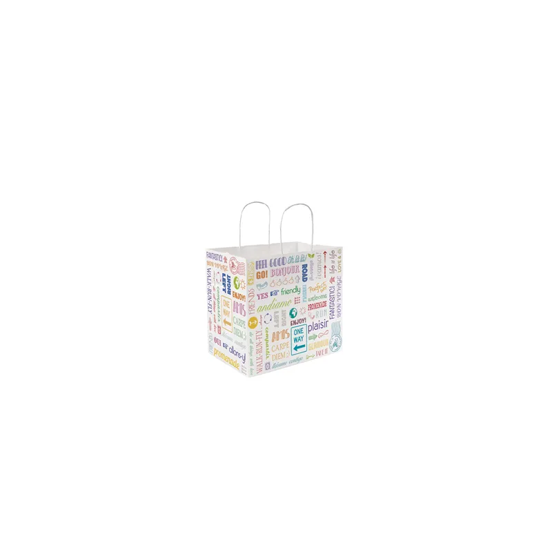 SACS SOS AVEC ANSES "TRAITEUR" 'PAROLE' 90 G/M2 32+21x28,5 CM BLANC CELLULOSE (250 UNITÉ)