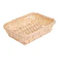 PANIER RECTANGULAIRE SIMILAIRE OSIER 18x14x5 CM NATUREL PP (1 UNITÉ) PANIER RECTANGULAIRE SIMILAIRE OSIER