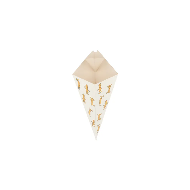 CORNETS AVEC LANGUETTES THEPACK 'CHIPS' 250 G 16,5x27 CM BLANC CARTON NANO-MICRO (1200 UNITÉ) CORNETS AVEC LANGUETTES THEPACK 'CHIPS' 250 G 16,5x27 CM BLANC CARTON NANO-MICRO (1200 UNITÉ)