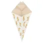 CORNETS AVEC LANGUETTES THEPACK 'CHIPS' 250 G 16,5x27 CM BLANC CARTON NANO-MICRO (1200 UNITÉ) CORNETS AVEC LANGUETTES