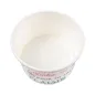 POTS À GLACES 'PAROLE' 120 ML 210 + 18 PE G/M2 Ø7,7x4,7 CM BLANC CARTON (2000 UNITÉ) POTS À GLACES