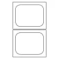 MOULE POUR GN1/8 20x28 CM ARGENTE ALUMINIUM (1 UNITÉ) MOULE POUR GN1/8