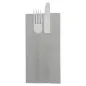 SERVIETTES KANGOUROU DOUBLE POINT 18 G/M2 39x40 CM GRIS OUATE (1400 UNITÉ) SERVIETTES KANGOUROU
