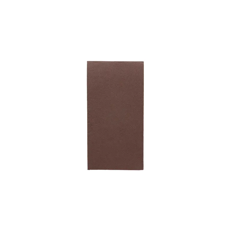 SERVIETTES ECOLABEL P. 1/8 DOUBLE POINT 18 G/M2 40x40 CM CHOCOLAT OUATE (1200 UNITÉ) SERVIETTES ECOLABEL P. 1/8 DOUBLE POINT 18 G/M2 40x40 CM CHOCOLAT OUATE (1200 UNITÉ)
