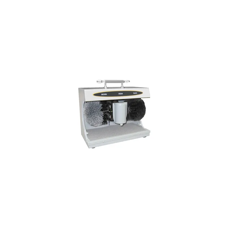MACHINE À CIRER LES CHAUSSURES 90W   37x21x33 CM ARGENTE INOX (1 UNITÉ)