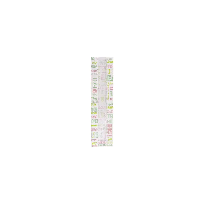 SACHETS BAGUETTE ROND AVEC FENÊTRE ECO PFAS FREE 'PAROLE - JUST PAPER' 32 G/M2 9+6x35 CM BLANC PARCH.INGRAISSABLE (250 UNITÉ)