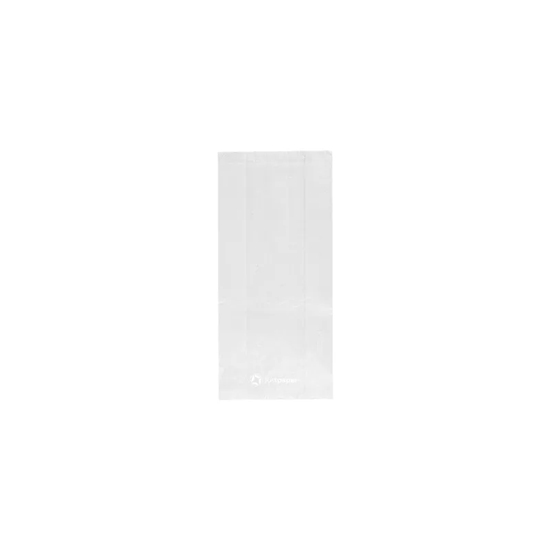 SACHETS POUR SANDWICHES AVEC FENÊTRE ECO PFAS FREE 'JUST PAPER' 30 G/M2 12+6x26 CM TRANSLUCIDE PAPIER CRISTAL (250 UNITÉ)