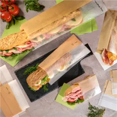 SACHETS POUR SANDWICHES AVEC FENÊTRE ECO