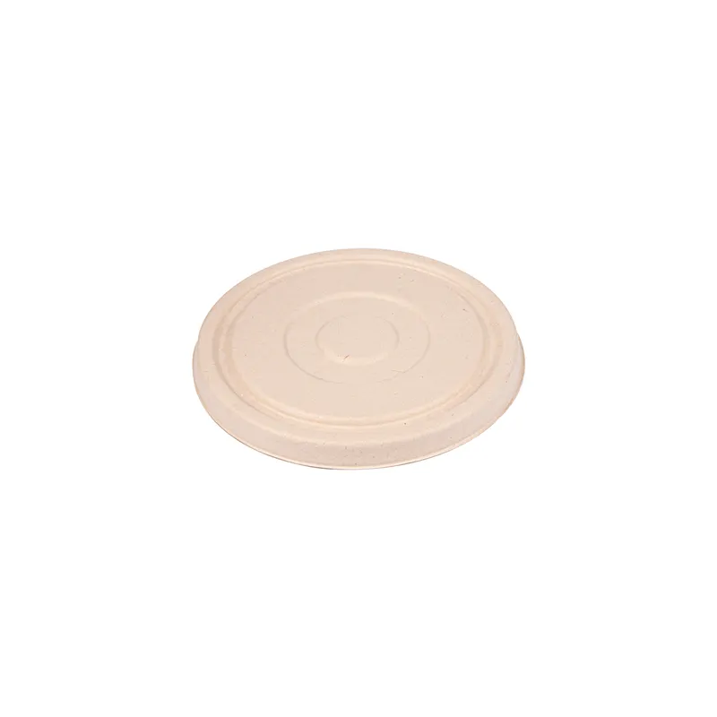 COUVERCLES POUR CODES 231.25/215.04 BIONIC  Ø16x1,2 CM NATUREL BAGASSE (600 UNITÉ)