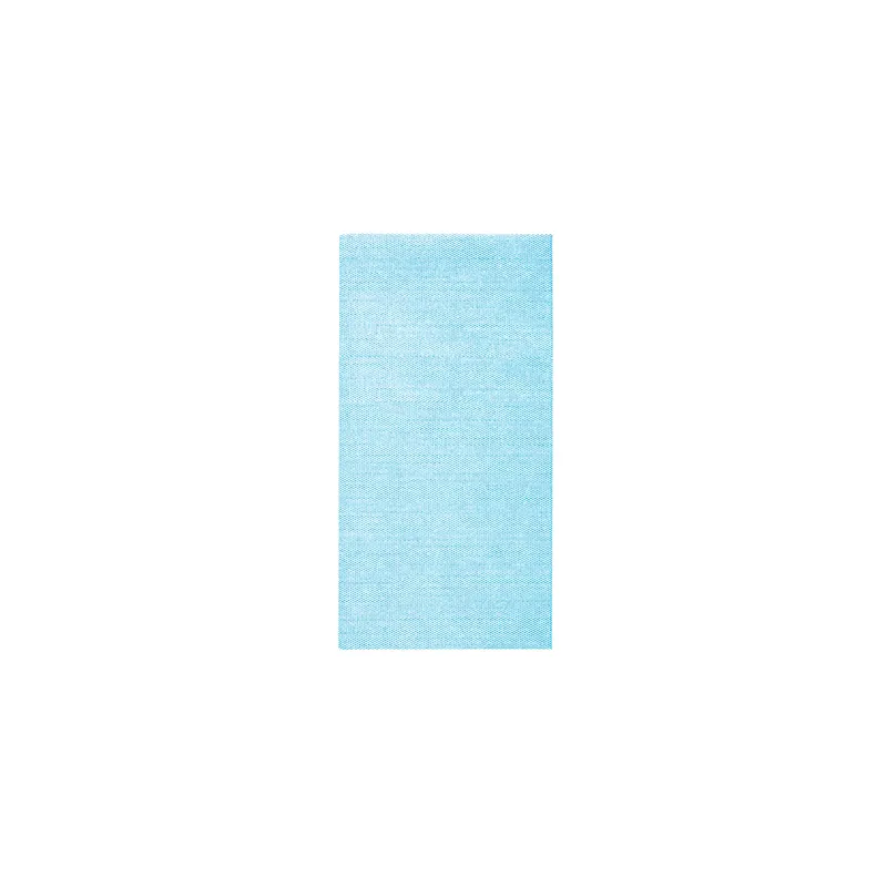 SERVIETTES PLI. 1/8 LIKE LINEN  70 G/M2 40x40 CM TURQUOISE SPUNLACE (600 UNITÉ)
