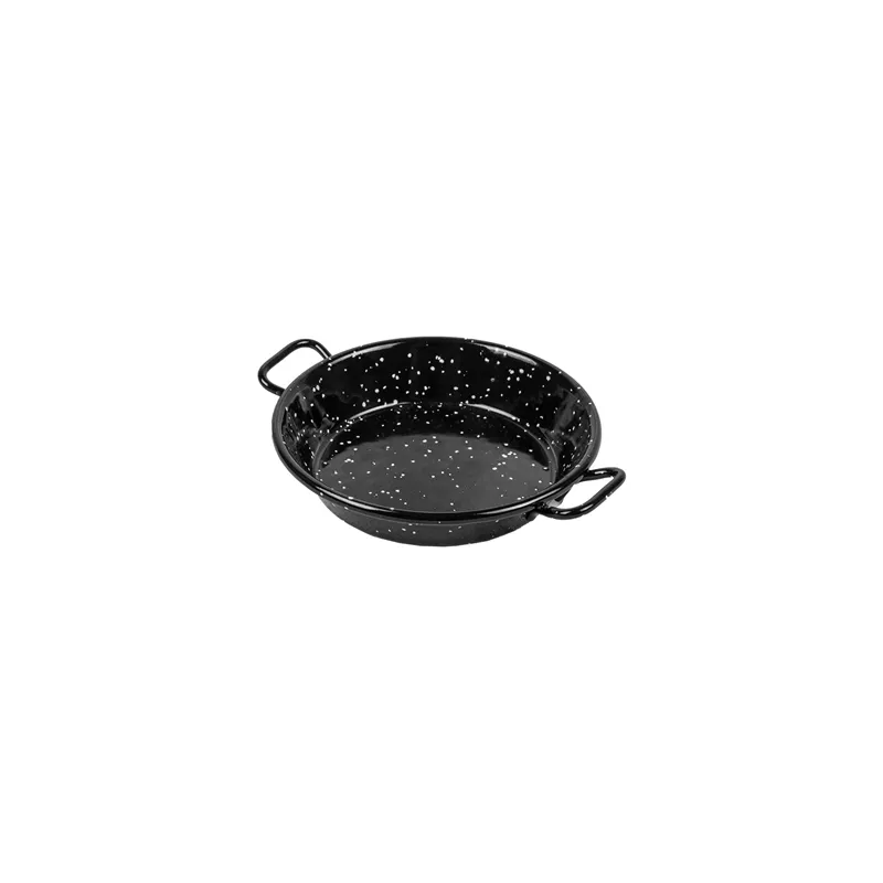MINI POELE ÉMAILLÉE ARTINOX  Ø10x2 CM NOIR ACIER (10 UNITÉ)