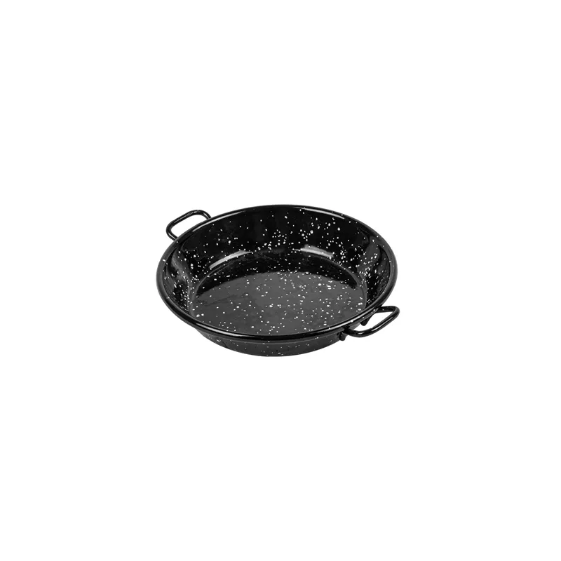MINI POELE ÉMAILLÉE ARTINOX  Ø12x2,4 CM NOIR ACIER (10 UNITÉ)