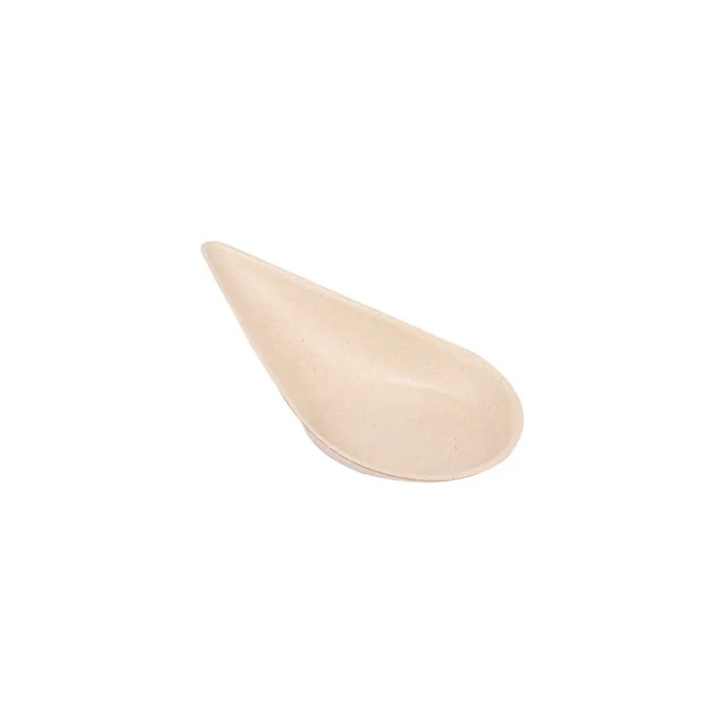 RÉCIPIENT À CUILLÈRE BIONIC  10,1x5x2,9 CM NATUREL BAGASSE (1000 UNITÉ)