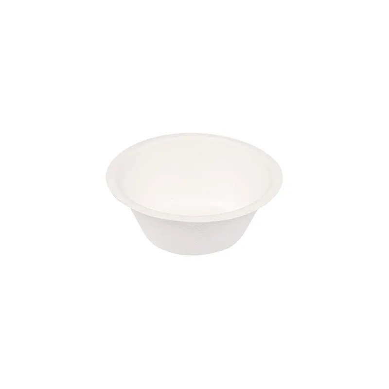 BOLS BIONIC 250 ML Ø11,4x4,4 CM BLANC BAGASSE (1500 UNITÉ)