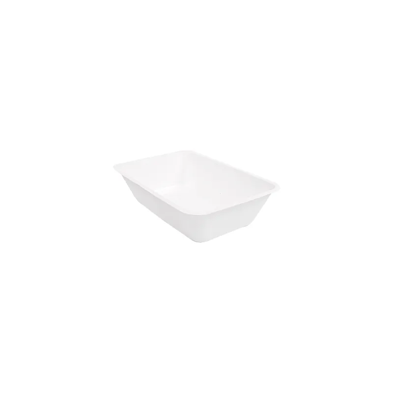 BARQUETTES BIONIC 800 ML 20,2x13,5x5 CM BLANC BAGASSE (500 UNITÉ)