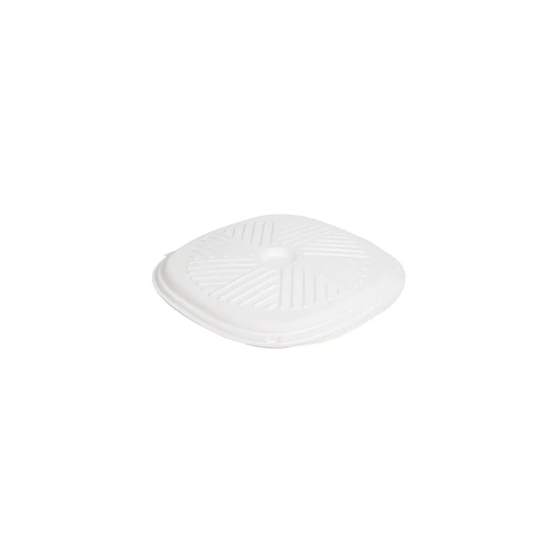 BOÎTES PIZZA BIONIC  Ø35x2,8 CM BLANC BAGASSE (100 UNITÉ)