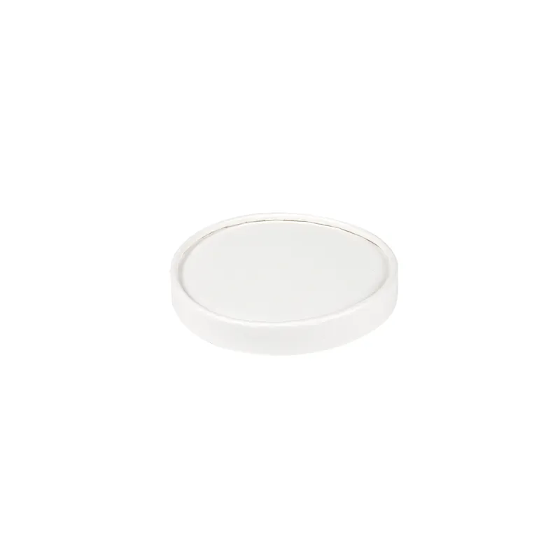 COUVERCLES POTS À GLACES 300 ML 280 + 18 PE G/M2 Ø10 CM BLANC CARTON (1000 UNITÉ) COUVERCLES POTS À GLACES 300 ML 280 + 18 PE G/M2 Ø10 CM BLANC CARTON (1000 UNITÉ)