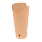 GOBELETS À FRITES AVEC FERMETURE 22 OZ - 660 ML 200 + 25PE G/M2 8,5x18 CM MARRON CARTON (1000 UNITÉ) GOBELETS À FRITES AVEC FERMETURE