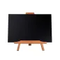 TABLEAU DOUBLE CÔTÉ + SUPPORT DE TABLE 35,5x21,8x18 CM NOIR BOIS (1 UNITÉ) TABLEAU DOUBLE CÔTÉ + SUPPORT DE TABLE