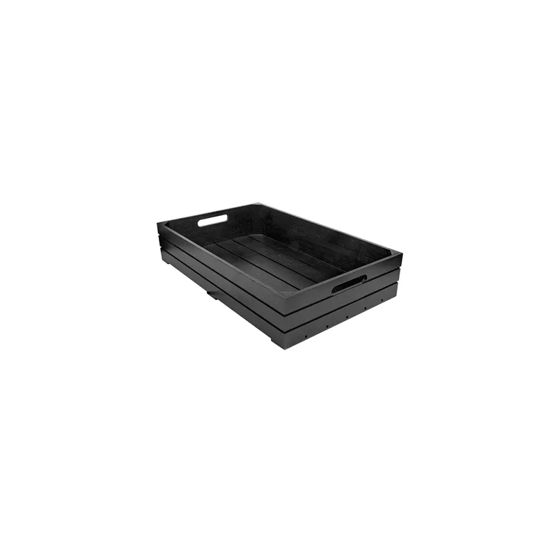 BOÎTE BUFFET GN 1/1 BAMBOO  53x32,5x10 CM NOIR BAMBOU (1 UNITÉ)