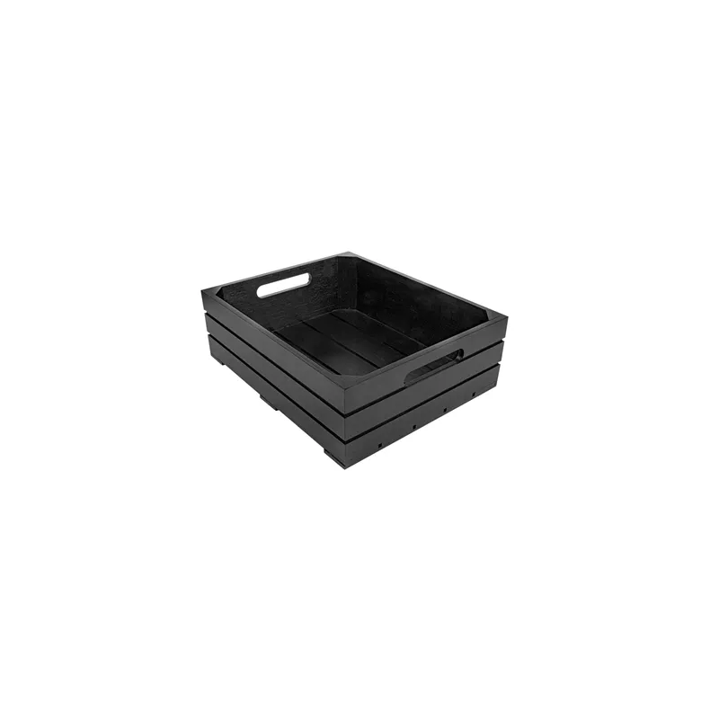 BOÎTE BUFFET GN 1/2 BAMBOO  32,5x26,5x10 CM NOIR BAMBOU (1 UNITÉ)