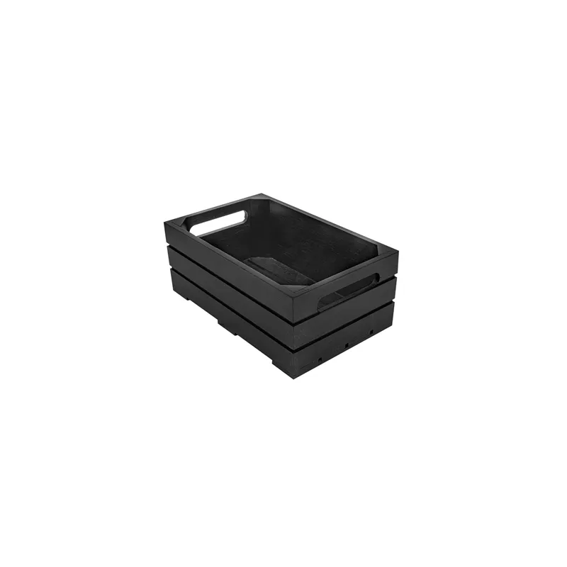 BOÎTE BUFFET GN 1/4 BAMBOO  26,5x16,2x10 CM NOIR BAMBOU (1 UNITÉ)