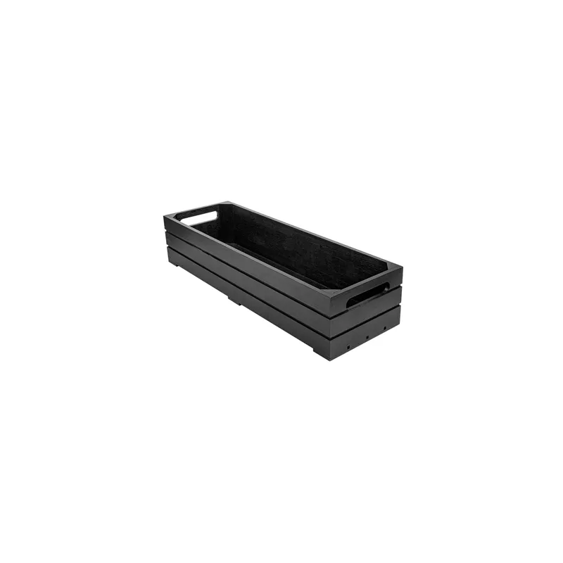 BOÎTE BUFFET GN 2/4 BAMBOO  53x16,2x10 CM NOIR BAMBOU (1 UNITÉ)