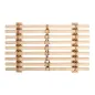 TAPIS DE TABLE DE PRÉSENTATION BAMBOO 26,5x16,2 CM NATUREL BAMBOU (10 UNITÉ) TAPIS DE TABLE DE PRÉSENTATION