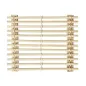TAPIS DE TABLE DE PRÉSENTATION BAMBOO 32,5x26,5 CM NATUREL BAMBOU (10 UNITÉ) TAPIS DE TABLE DE PRÉSENTATION