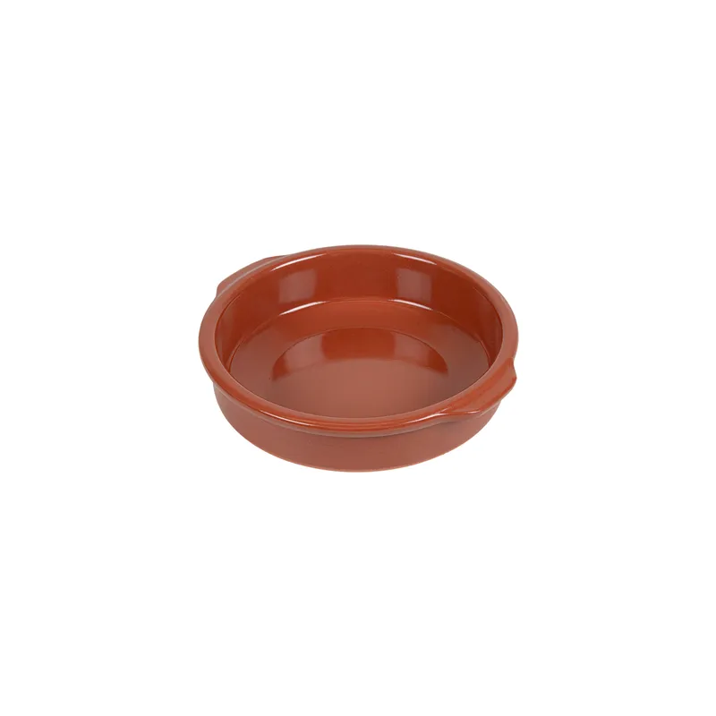 RÉCIPIENTS AVEC ANSES  550 ML Ø17x4,5 CM MARRON CERAMIQUE (12 UNITÉ)