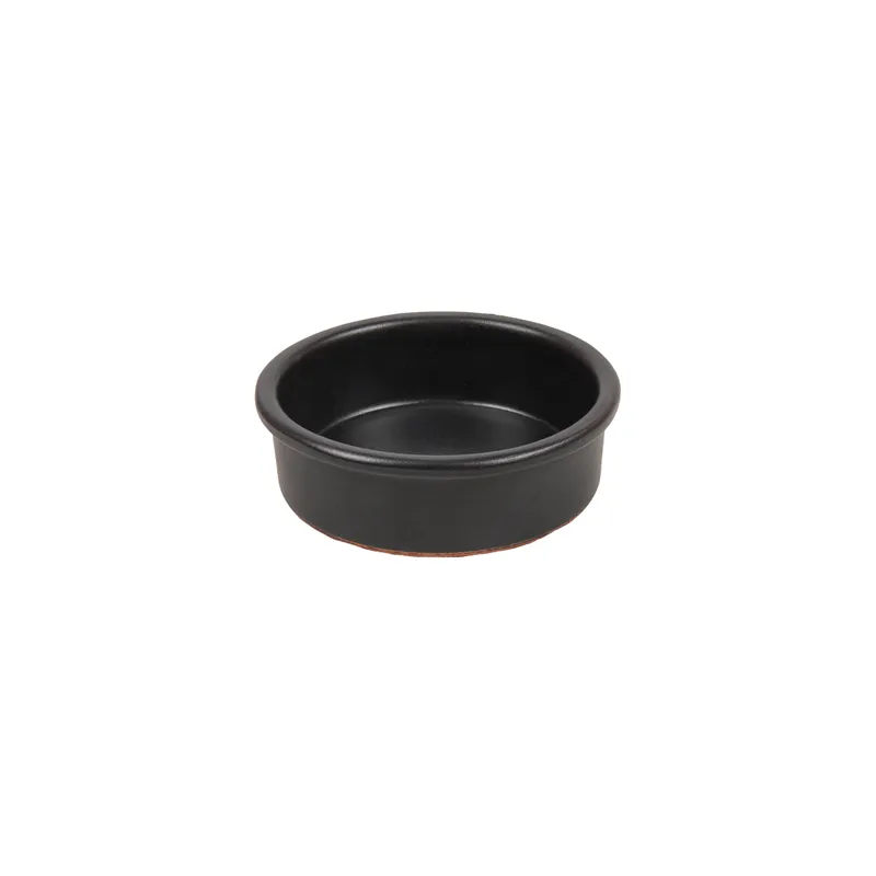 RÉCIPIENTS POUR MISE EN BOUCHE  100 ML Ø8,95x2,9 CM NOIR CERAMIQUE (42 UNITÉ)