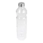 BOUTEILLE + COUVERCLE INOX WAKI GLASS 1080 ML Ø8,2x32 CM TRANSPARENT VERRE (24 UNITÉ) BOUTEILLE + COUVERCLE INOX