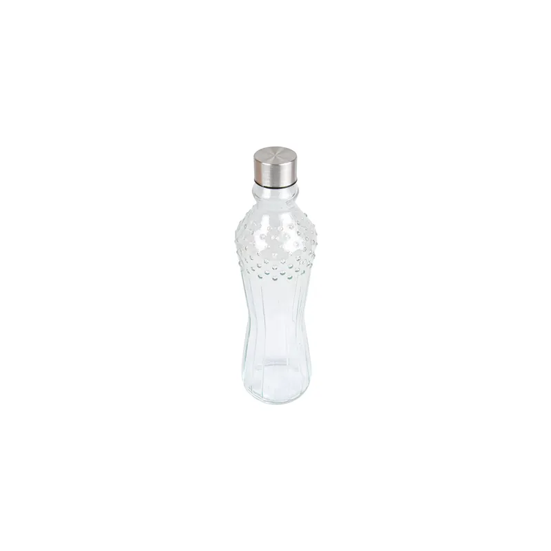 BOUTEILLE + COUVERCLE INOX WAKI GLASS 990 ML Ø8,6x31 CM TRANSPARENT VERRE (24 UNITÉ) BOUTEILLE + COUVERCLE INOX WAKI GLASS 990 ML Ø8,6x31 CM TRANSPARENT VERRE (24 UNITÉ)