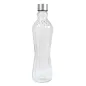 BOUTEILLE + COUVERCLE INOX WAKI GLASS 990 ML Ø8,6x31 CM TRANSPARENT VERRE (24 UNITÉ) BOUTEILLE + COUVERCLE INOX